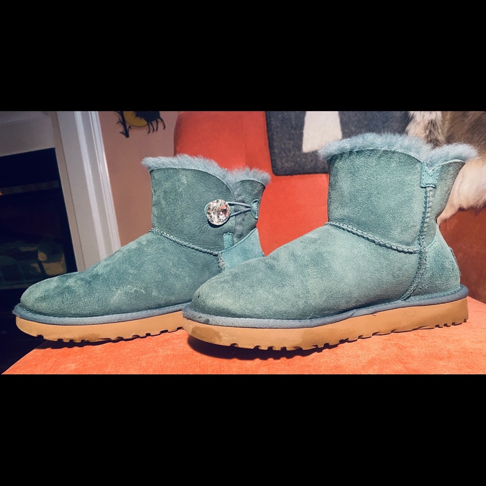 UGG Turquoise Bailey Bling Boot sz 8 or 39